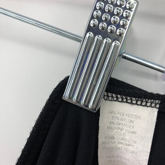 Sno Skins Velour Velvet Pants Wide Leg Womens Size Small Black Pull On Waist - Picture 6 of 6